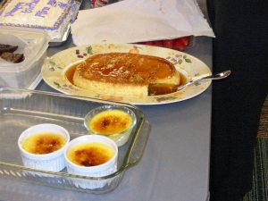 Flan and Creme Brule